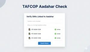 TAFCOP Aadhar Check